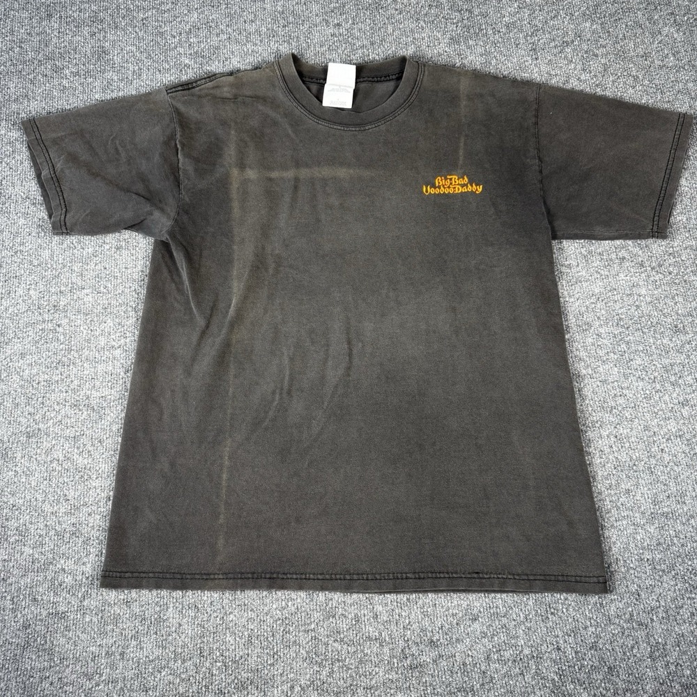 90's‎ Big Bad Voodoo Daddy Band Tee Shirt Vintage Double Sided